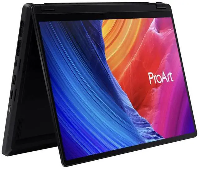 Alt view image 2 of 7 - ASUS ProArt AI Powered 2-in-1 Laptop 13.3" Touchscreen AMOLED 2.8K Display (AMD Ryzen AI 9 HX 370, 32GB LPDDR5X, 1TB SSD, Active Pen, Backlit KB, WiFi 7, Webcam, Bluetooth 5.4, Win 11 Pro)