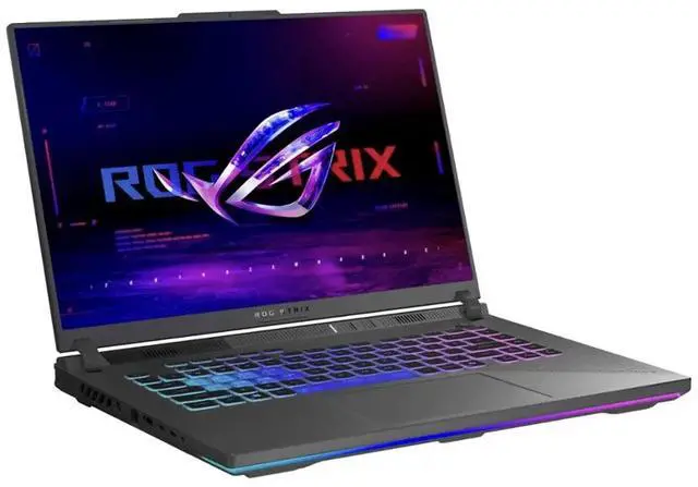Alt view image 3 of 7 - ASUS ROG Strix AI Gaming Laptop 16.0" 165Hz IPS WUXGA Display (AMD Ryzen 9 8940HX, NVIDIA GeForce RTX 5070 Ti 12GB, 16GB DDR5, 1TB SSD, RGB KB, WiFi 6E, Webcam, Bluetooth 5.3, Win 11 Home)