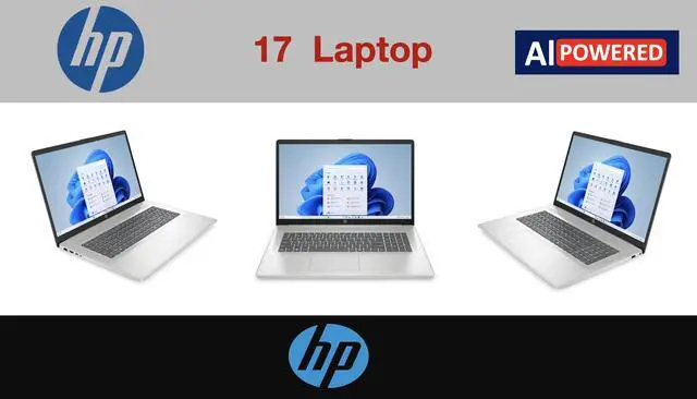 Alt view image 4 of 4 - HP 17 AI Powered Laptop 17.3" Touchscreen HD+ Display (Intel Ultra 7-255U, 16GB DDR5, 1TB SSD, Intel Graphics, Backlit KB, WiFi 6, Webcam, Bluetooth 5.2, Win 11 Home)