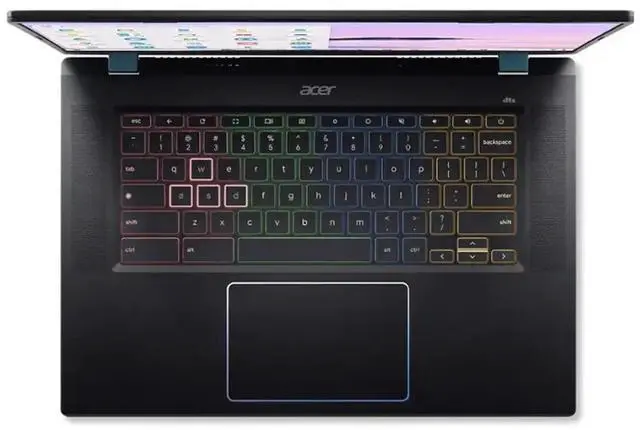 Alt view image 5 of 7 - Acer Chromebook Plus AI Gaming Laptop 16.0" 120Hz IPS WQXGA Display (Intel Core 5 120U, Intel Graphics, 8GB LPDDR4X, 256GB SSD, Backlit KB, WiFi 6E, Webcam, Bluetooth 5.3, Chrome OS)