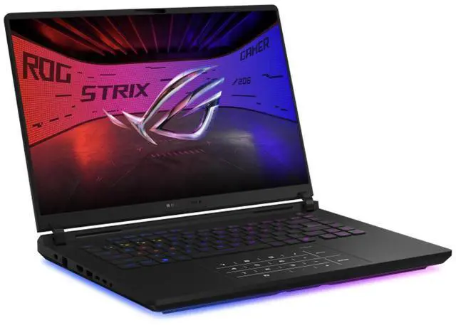 Alt view image 3 of 7 - ASUS ROG Strix SCAR AI Gaming Laptop 16.0" 240Hz Mini LED WQXGA Display (Intel Ultra 9- 275HX, NVIDIA GeForce RTX 5080 16GB, 32GB DDR5, 2TB SSD, RGB KB, 2 Thunderbolt 5, WiFi 7, Webcam, Win 11 Pro)