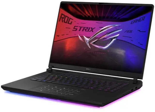 Alt view image 4 of 7 - ASUS ROG Strix SCAR AI Gaming Laptop 16.0" 240Hz Mini LED WQXGA Display (Intel Ultra 9- 275HX, NVIDIA GeForce RTX 5080 16GB, 32GB DDR5, 2TB SSD, RGB KB, 2 Thunderbolt 5, WiFi 7, Webcam, Win 11 Pro)