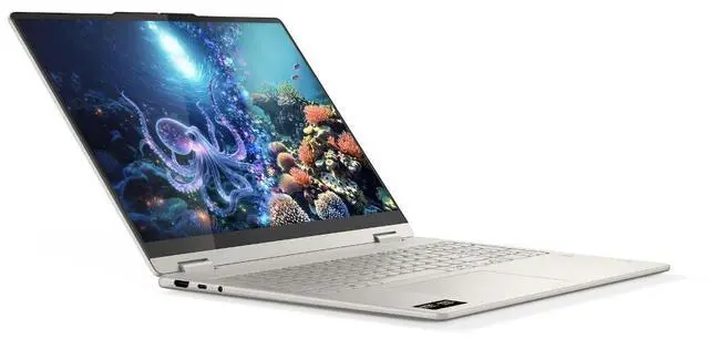 Alt view image 2 of 7 - Lenovo Yoga AI Powered 2-in-1 Laptop 16.0" Touchscreen IPS WUXGA Display (AMD Ryzen AI 7 350, 16GB LPDDR5X, 1TB SSD, Backlit KB, Fingerprint, WiFi 7, Webcam, Bluetooth 5.4, Win 11 Home)