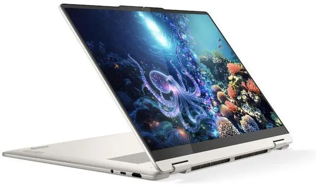 Alt view image 5 of 7 - Lenovo Yoga AI Powered 2-in-1 Laptop 16.0" Touchscreen IPS WUXGA Display (AMD Ryzen AI 7 350, 16GB LPDDR5X, 1TB SSD, Backlit KB, Fingerprint, WiFi 7, Webcam, Bluetooth 5.4, Win 11 Home)