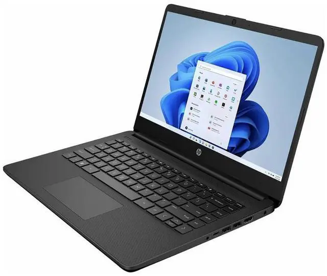 Alt view image 3 of 6 - HP 14 Everyday Value Laptop 14.0" HD Display (Intel Celeron N4500, 16GB DDR4, 128GB PCIe SSD, Intel UHD, WiFi 6, Webcam, Bluetooth 5.3, Win 11 Home S-Mode)