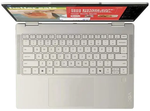 Alt view image 5 of 7 - Lenovo Yoga AI Powered 2-in-1 Laptop 14.0" Touchscreen OLED WUXGA Display (AMD Ryzen AI 5 340, 16GB LPDDR5X, 2TB M.2  PCIe SSD, Backlit KB, Fingerprint, WiFi 7, Webcam, Bluetooth 5.4, Win 11 Home)