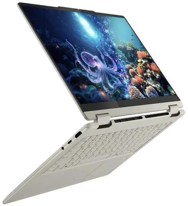 Alt view image 7 of 7 - Lenovo Yoga AI Powered 2-in-1 Laptop 14.0" Touchscreen OLED WUXGA Display (AMD Ryzen AI 5 340, 16GB LPDDR5X, 2TB M.2  PCIe SSD, Backlit KB, Fingerprint, WiFi 7, Webcam, Bluetooth 5.4, Win 11 Home)
