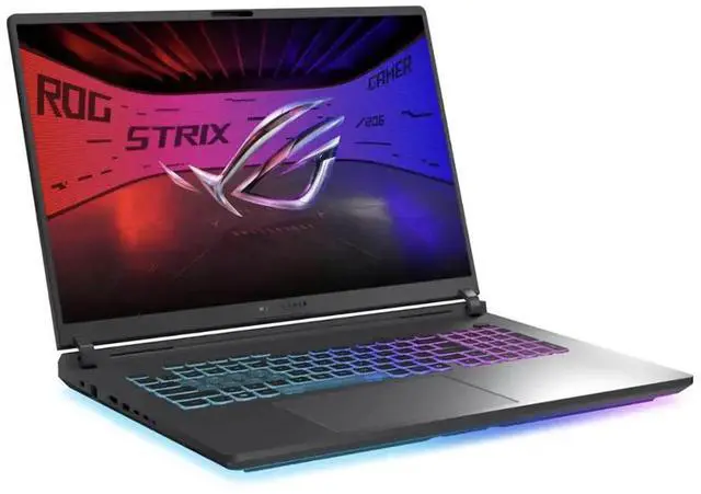 Alt view image 4 of 7 - ASUS ROG Strix AI Gaming Laptop 18" 240Hz IPS WQXGA Display (Intel Ultra 9- 275HX, GeForce RTX 5080 16GB, 64GB DDR5, 8TB PCIe SSD, RGB KB, 2 Thunderbolt 5, WiFi 7, Webcam, Bluetooth 5.4, Win 11 Home)