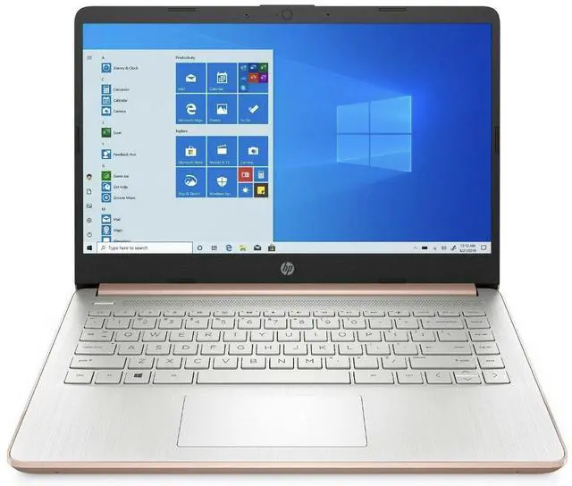 Alt view image 5 of 7 - HP 14 Everyday Value Laptop 14.0" HD Display (Intel Celeron N4500, 8GB DDR4, 128GB PCIe SSD, Intel UHD, WiFi 6, Webcam, Bluetooth 5.2, Win 11 Home S-Mode)