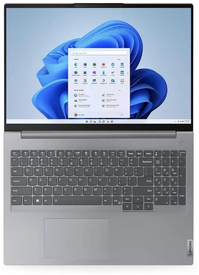 Alt view image 4 of 6 - Lenovo ThinkBook Business Laptop 16.0" IPS WUXGA Display (AMD Ryzen 5 7533HS, 16GB DDR5, 4TB PCIe SSD, AMD Radeon, Fingerprint, WiFi 6E, Webcam, Bluetooth 5.3, Win 11 Pro)