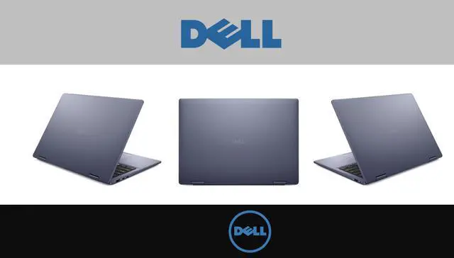 Alt view image 7 of 7 - Dell 14 Plus AI Powered 2-in-1 Laptop 14.0" Touchscreen IPS WUXGA Display (AMD Ryzen AI 5 340, 16GB LPDDR5X, 512GB SSD, Backlit KB, Fingerprint, WiFi 7, Webcam, Bluetooth 5.4, Win 11 Home)
