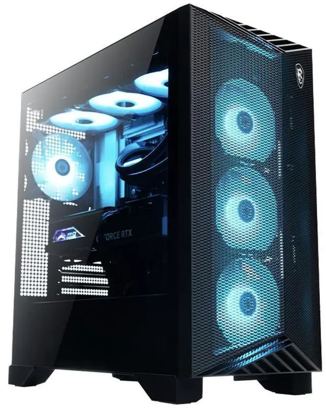 Alt view image 3 of 6 - MSI Aegis AI Gaming Desktop PC (AMD Ryzen 7 9700X, GeForce RTX 5070 12GB GDDR7, 32GB DDR5, 2TB SSD, RGB Fans, 360mm AIO, 750W PSU, WiFi 7, Bluetooth 5.4, RJ-45, 3 Display Port, HDMI, Win 11 Home)