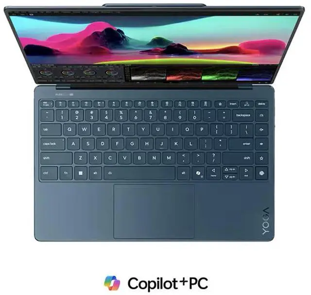 Alt view image 3 of 7 - Lenovo Yoga AI Powered Laptop 14.0" Touchscreen OLED 4K Display (Intel Ultra 7-258V, 32GB LPDDR5X, 1TB M.2  PCIe SSD, Intel Arc 140V, Backlit KB, Fingerprint, 2 Thunderbolt 4, WiFi 7, Win 11 Pro)