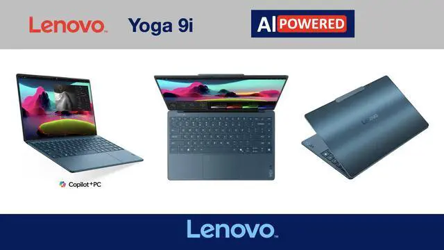 Alt view image 7 of 7 - Lenovo Yoga AI Powered Laptop 14.0" Touchscreen OLED 4K Display (Intel Ultra 7-258V, 32GB LPDDR5X, 1TB M.2  PCIe SSD, Intel Arc 140V, Backlit KB, Fingerprint, 2 Thunderbolt 4, WiFi 7, Win 11 Pro)