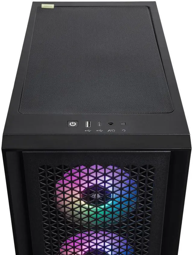 Alt view image 6 of 7 - Velztorm Altix Custom Built Gaming Desktop PC (AMD Ryzen 7 9700X, AMD Radeon RX 9060 XT, 32GB DDR5, 2TB PCIe SSD, RGB Fans, 240mm AIO, 1000W PSU, WiFi 6E, Bluetooth 5.2, RJ-45, Win 11 Pro)