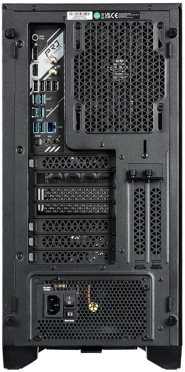 Alt view image 7 of 7 - Velztorm Altix Custom Built Gaming Desktop PC (AMD Ryzen 7 9700X, AMD Radeon RX 9060 XT, 32GB DDR5, 2TB PCIe SSD, RGB Fans, 240mm AIO, 1000W PSU, WiFi 6E, Bluetooth 5.2, RJ-45, Win 11 Pro)