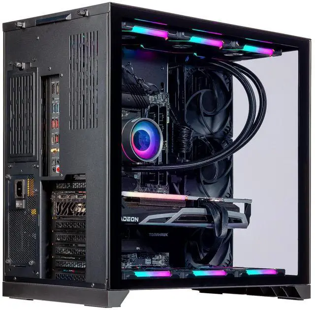 Alt view image 4 of 7 - Velztorm Orix Gaming Desktop PC (Intel i9-12900K, AMD Radeon RX 9060 XT, 32GB DDR5, 2TB PCIe SSD, 360mm AIO, 850W PSU, WiFi 6E, Bluetooth 5.2, RJ-45, 1 Display Port, HDMI, Win 11 Home)