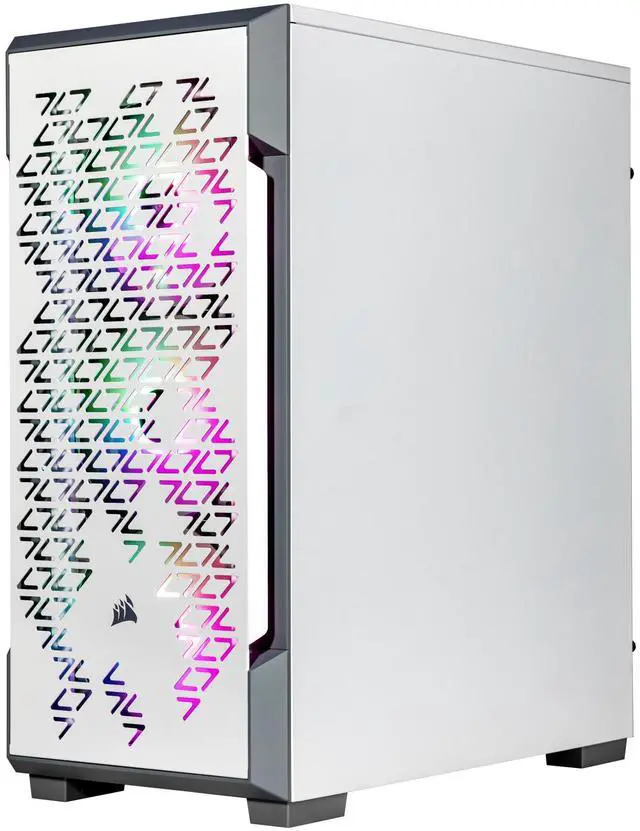 Alt view image 5 of 6 - Velztorm White Ferrux Gaming Desktop PC (AMD Ryzen 9 - 5900X, AMD Radeon RX 9060 XT, 32GB DDR4, 2TB PCIe SSD, 240mm AIO, 750W PSU, RJ-45, 1 Display Port, HDMI, Win 11 Pro)