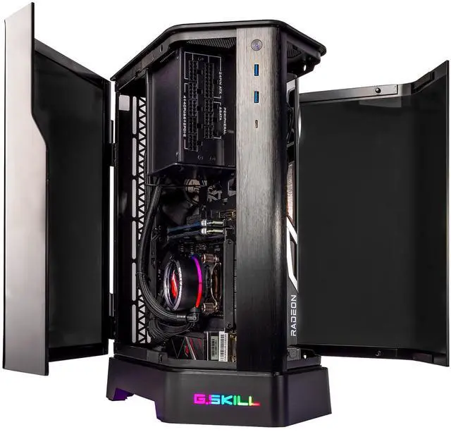 Main image of Velztorm Zenix Custom Built Gaming Desktop PC (AMD Ryzen 5 5600X, Radeon RX 9070 XT, 32GB DDR4, 2TB PCIe SSD, 240mm AIO, 750W PSU, Bluetooth 5.2, RJ-45, 1 Display Port, HDMI, Win 11 Pro)