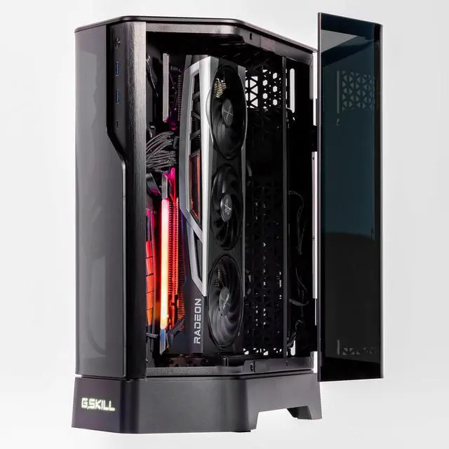 Alt view image 5 of 7 - Velztorm Zenix Custom Built Gaming Desktop PC (AMD Ryzen 5 5600X, Radeon RX 9070 XT, 32GB DDR4, 2TB PCIe SSD, 240mm AIO, 750W PSU, Bluetooth 5.2, RJ-45, 1 Display Port, HDMI, Win 11 Pro)