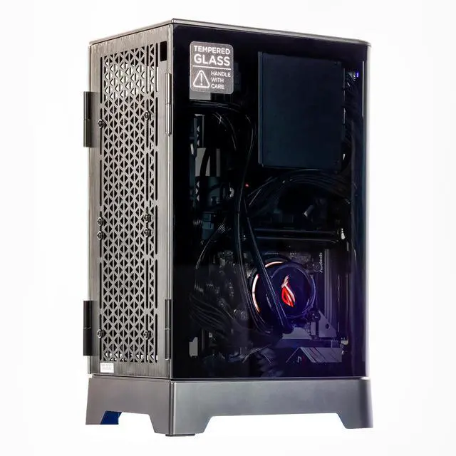 Alt view image 6 of 7 - Velztorm Zenix Custom Built Gaming Desktop PC (AMD Ryzen 5 5600X, Radeon RX 9070 XT, 32GB DDR4, 2TB PCIe SSD, 240mm AIO, 750W PSU, Bluetooth 5.2, RJ-45, 1 Display Port, HDMI, Win 11 Pro)