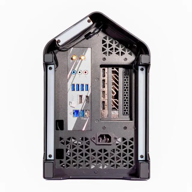 Alt view image 7 of 7 - Velztorm Zenix Custom Built Gaming Desktop PC (AMD Ryzen 5 5600X, Radeon RX 9070 XT, 32GB DDR4, 2TB PCIe SSD, 240mm AIO, 750W PSU, Bluetooth 5.2, RJ-45, 1 Display Port, HDMI, Win 11 Pro)