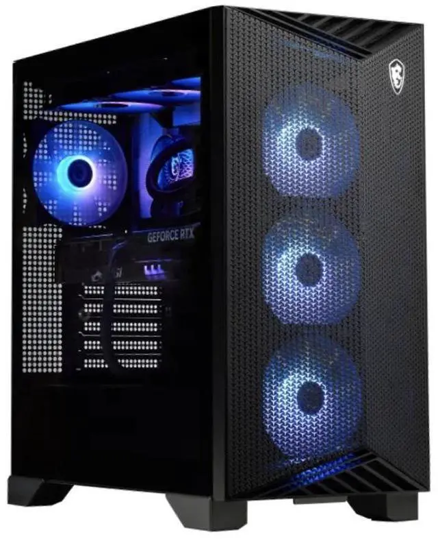 Alt view image 5 of 7 - MSI Aegis AI Gaming Desktop PC (Intel Ultra 9-285, NVIDIA GeForce RTX 5070 Ti 16GB GDDR7, 32GB DDR5, 2TB SSD, RGB Fans, 750W PSU, WiFi 7, Bluetooth 5.4, RJ-45, 3 Display Port, 1, Win 11 Home)