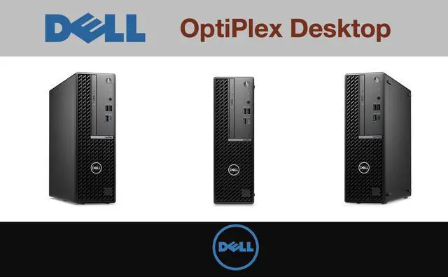 Alt view image 7 of 7 - Dell Optiplex Business Mini Desktop (Intel i5-14500, Intel UHD 770, 16GB DDR5, 512GB PCIe SSD + 1TB HDD, WiFi 6E, Bluetooth 5.3, DVD-R/W, 260W PSU, RJ-45, 3 Display Port, Win 11 Pro)