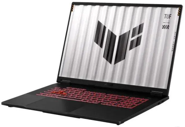 Alt view image 2 of 6 - ASUS TUF AI Gaming Laptop 18" 144Hz IPS WUXGA Display (AMD Ryzen 7 260, NVIDIA GeForce RTX 5060 8GB, 32GB DDR5, 1TB PCIe SSD, RGB KB, WiFi 6E, Webcam, Bluetooth 5.4, Win 11 Home)