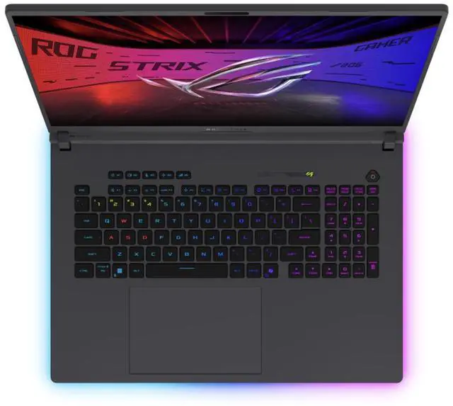Alt view image 3 of 7 - ASUS ROG Strix AI Gaming Laptop 18" 240Hz IPS WQXGA Display (Intel Ultra 9- 275HX, NVIDIA GeForce RTX 5070 8GB, 32GB DDR5, 1TB SSD, RGB KB, Thunderbolt 4, WiFi 7, Webcam, Bluetooth 5.4, Win 11 Home)