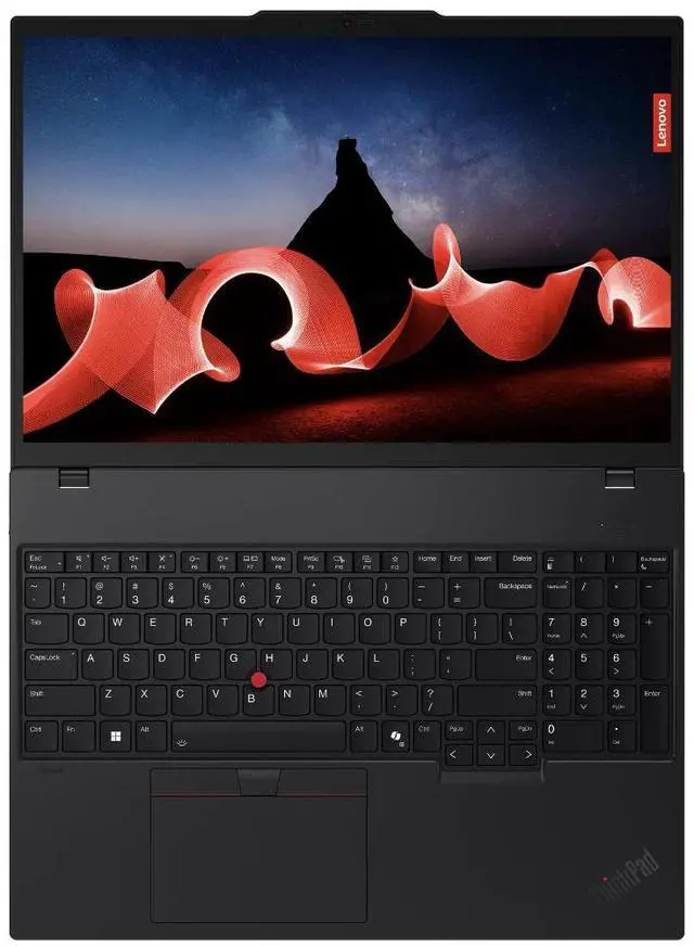 Alt view image 2 of 7 - Lenovo ThinkPad Business Laptop 16.0" Touchscreen IPS WUXGA Display (Intel Core Ultra 7 155U, 32GB DDR5, 512GB SSD, Intel Graphics, Backlit KB, Fingerprint, 2 Thunderbolt 4, WiFi 6E, Win 11 Pro)