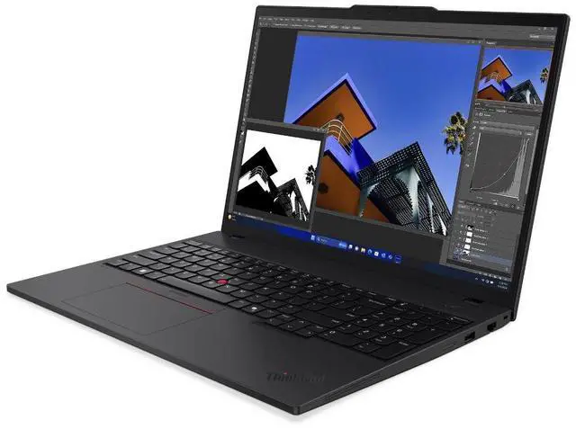 Alt view image 3 of 7 - Lenovo ThinkPad Business Laptop 16.0" Touchscreen IPS WUXGA Display (Intel Core Ultra 7 155U, 32GB DDR5, 512GB SSD, Intel Graphics, Backlit KB, Fingerprint, 2 Thunderbolt 4, WiFi 6E, Win 11 Pro)