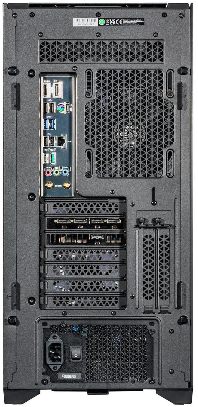 Alt view image 7 of 7 - Velztorm iCUE Certified Aciex Custom Built Gaming Desktop PC (Intel i9-13900K, GeForce RTX 5070 Ti, 32GB DDR5, 1TB PCIe SSD + 1TB HDD, RGB Fans, 360mm AIO, 1000W PSU, WiFi 6, Win 11 Pro)
