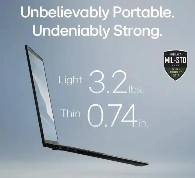 Alt view image 6 of 7 - LG gram AI Powered Laptop 17.0" Touchscreen IPS WQXGA Display (Intel Ultra 9-288V, 32GB LPDDR5X, 1TB SSD, Intel Arc 140V, Backlit KB, Fingerprint, 2 Thunderbolt 4, WiFi 7, Webcam, Win 11 Home)
