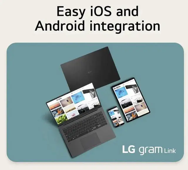Alt view image 4 of 7 - LG gram AI Powered Laptop 17.0" Touchscreen IPS WQXGA Display (Intel Ultra 9-288V, 32GB LPDDR5X, 1TB SSD, Intel Arc 140V, Backlit KB, Fingerprint, 2 Thunderbolt 4, WiFi 7, Webcam, Win 11 Home)