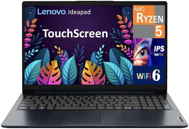 Main image of Lenovo Ideapad Everyday Value Laptop 15.6" Touchscreen IPS FHD Display (Intel i5-1334U, 40GB DDR4, 2TB PCIe SSD, Intel Iris Xe, WiFi 6, Webcam, Bluetooth 5.2, Win 11 Pro)