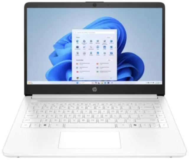 Alt view image 7 of 7 - HP 14 Everyday Value Laptop 14.0" HD HD Display (Intel Celeron N4500, 4GB DDR4, 64GB SSD, Intel UHD, WiFi 6, Webcam, Bluetooth 5.4, Win 11 Home S-Mode)