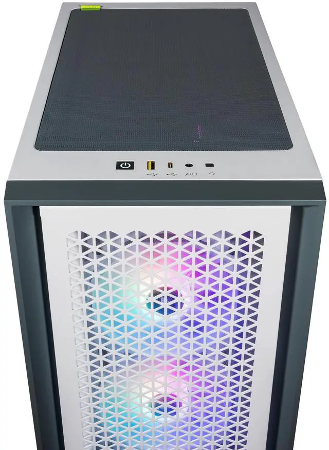 Alt view image 7 of 7 - Velztorm iCUE Certified White Armix Custom Built Gaming Desktop PC (AMD Ryzen 9 7900X, Radeon RX 9070 XT, 64GB DDR5, 8TB PCIe SSD, RGB Fans, 240mm AIO, 1000W PSU, WiFi 6E, Bluetooth 5.2, Win 11 Home)