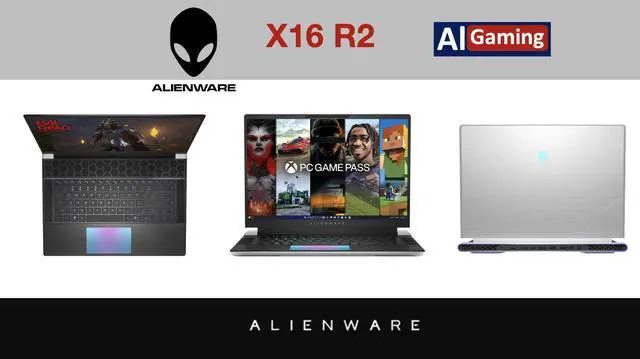 Alt view image 7 of 7 - Alienware x16 R2 AI Gaming Laptop 16.0" 240Hz IPS WQXGA Display (Intel Ultra 9-185H, GeForce RTX 4080 12GB, 32GB LPDDR5X, 1TB SSD, RGB KB, Thunderbolt 4, WiFi 7, Webcam, Bluetooth 5.4, Win 11 Home)