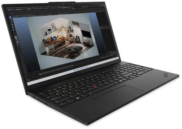 Alt view image 2 of 6 - Lenovo ThinkPad Workstation Laptop 16.0" Touchscreen LCD WUXGA Display (Intel Ultra 7-155H, 16GB DDR5, 4TB PCIe SSD, RTX 500 Ada, Backlit KB, Fingerprint, 2 Thunderbolt 4, WiFi 6E, Webcam, Win 11 Pro)