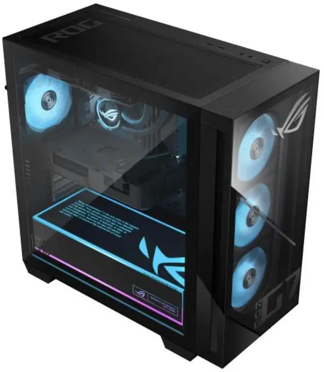 Alt view image 3 of 6 - ASUS ROG AI Gaming Desktop PC (Intel Ultra 9- 285K, NVIDIA GeForce RTX 5070 Ti 16GB GDDR7, 32GB DDR5, 2TB SSD, RGB Fans, 240mm AIO, 850W PSU, WiFi 6, Bluetooth 5.4, RJ-45, 3 Display Port, Win 11 Home)