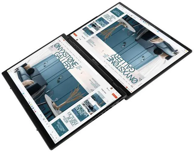 Alt view image 6 of 7 - ASUS Zenbook DUO AI Powered 2-in-1 Laptop 14.0" WUXGA (Intel Ultra 9-285H, 32GB LPDDR5X, 4TB PCIe SSD, Win 11 Pro) (Renewed)