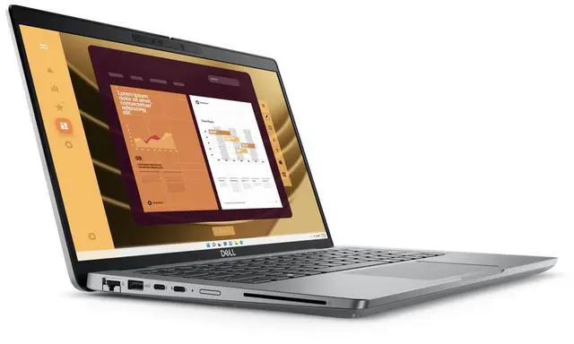 Alt view image 2 of 7 - Dell Latitude AI Business Laptop 14.0" Touchscreen IPS FHD Display (Intel Core Ultra 7 155U, 16GB DDR5, 256GB SSD, Intel Graphics, Backlit KB, 2 Thunderbolt 4, WiFi 6E, Webcam, Win 11 Pro)