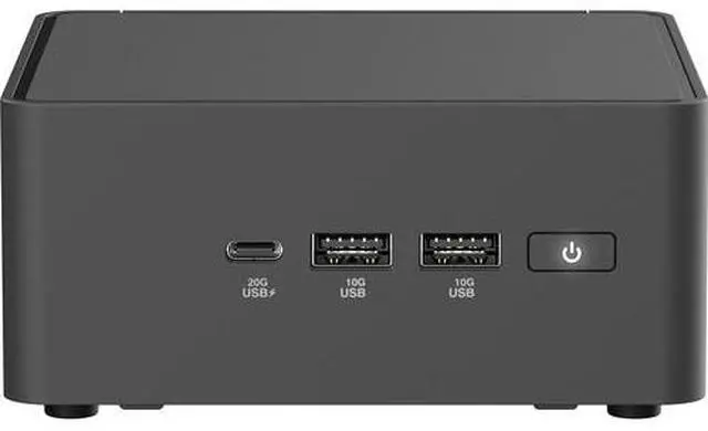 Alt view image 2 of 7 - ASUS NUC AI Business Mini Desktop (Intel Ultra 7-255H, No OS, 64GB DDR5, 512GB PCIe SSD, 2 Thunderbolt 4, WiFi 7, Bluetooth 5.4, 120W PSU, RJ-45, 2 HDMI, Win 11 Home)