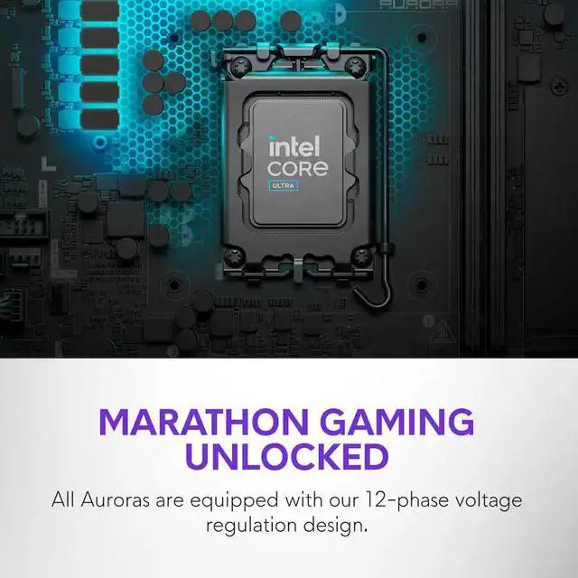 Alt view image 3 of 7 - Alienware Aurora AI Gaming Desktop PC (Intel Ultra 7 265F, GeForce RTX 5060 Ti 8GB GDDR7, 64GB DDR5, 512GB PCIe SSD + 2TB HDD, RGB Fans, 240mm AIO, 500W PSU, WiFi 7, Bluetooth 5.4, RJ-45, Win 11 Home)