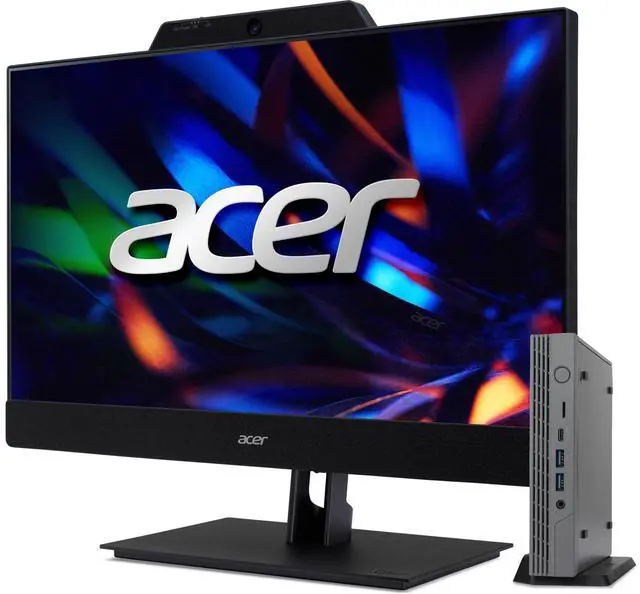 Alt view image 3 of 7 - Acer Add-in-One 24 Desktop PC (Beats All-in-One) for Home and Business, Includes 24" FHD IPS Monitor with Speakers/Microphone/Webcam, and Chromebox CX15/i3-1215U/32GB DDR4/512GB SSD/Chrome OS