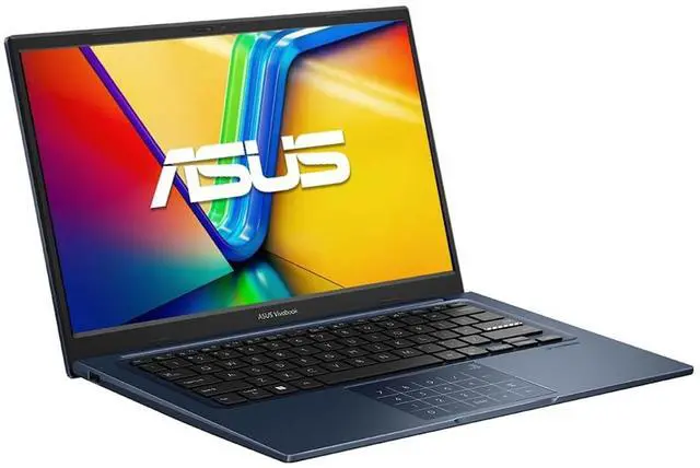 Alt view image 2 of 7 - ASUS Vivobook 14 Business Laptop 14.0" IPS FHD Display (Intel i7-1355U, 12GB DDR4, 512GB SSD, Intel Iris Xe, WiFi 5, Webcam, Bluetooth 5.1, Win 11 Home)
