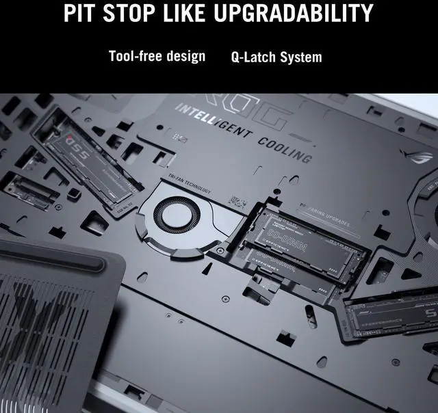 Alt view image 7 of 7 - ASUS ROG Strix G16 AI Gaming Laptop 16.0" 165Hz IPS WUXGA Display (Intel i9-14900HX, NVIDIA GeForce RTX 5060 8GB, 16GB DDR5, 1TB SSD, RGB KB, Thunderbolt 4, WiFi 7, Webcam, Bluetooth 5.4, Win 11 Home)