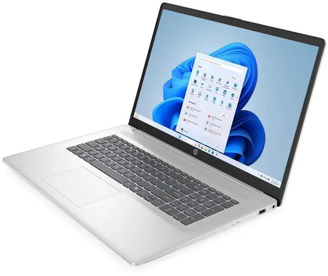 Alt view image 4 of 5 - HP 17 AI Powered Laptop 17.3" IPS FHD Display (Intel i7-1355U, 64GB DDR4, 1TB PCIe SSD, Intel UHD, WiFi 6, Webcam, Bluetooth 5.2, Win 11 Home)