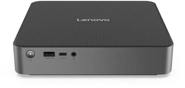 Alt view image 3 of 7 - Lenovo IdeaCentre Business Mini Desktop (similar to Nuc) (13th Gen Intel Core 7 240H, 32GB DDR5, 4TB PCIe PCIe SSD, Thunderbolt 4, WiFi 7, Bluetooth 5.4, RJ-45, HDMI, Win 11 Home) Luna Grey